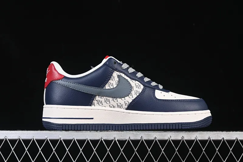 All categories Nk Air Force 1 Air Force series Nk Air Force 1 Low Air Force low top Nike Air Force 1'07 Low Dior joint beige blue gray hook Air Force 1 low top casual sneakers XD2588-603